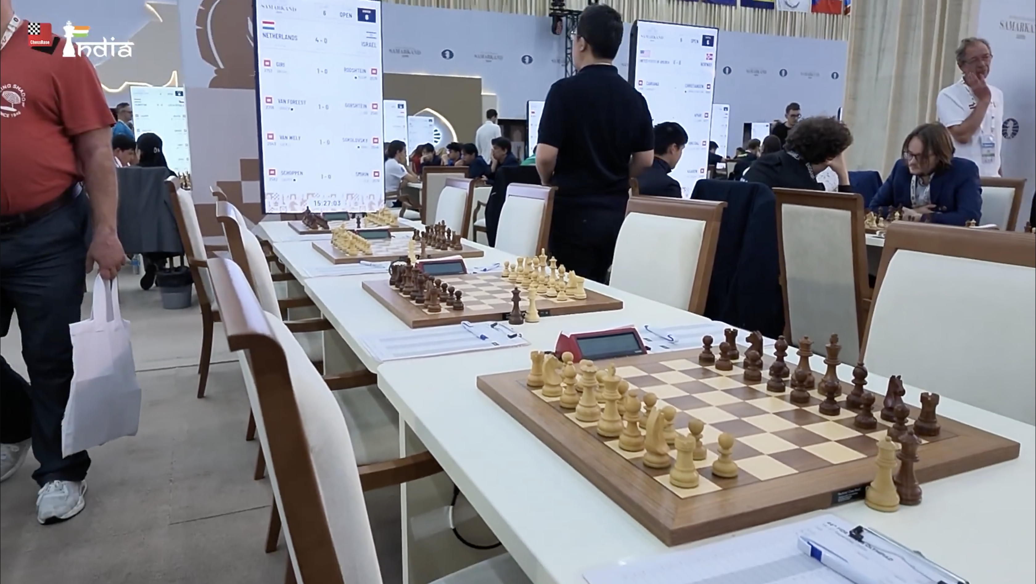 Chess news — Team Israel Forfeits Round 6
