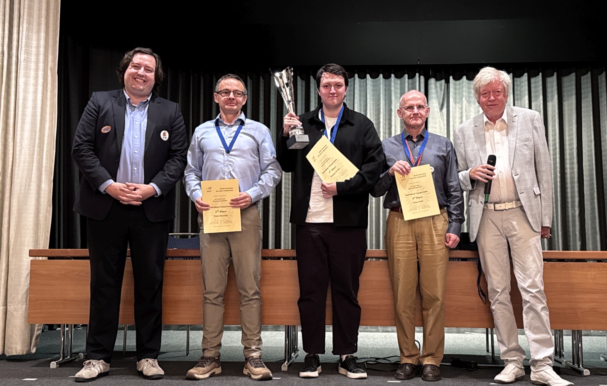 Chess news — Pavlov Wins World Chess Solving Championship, Germany Takes Team Title