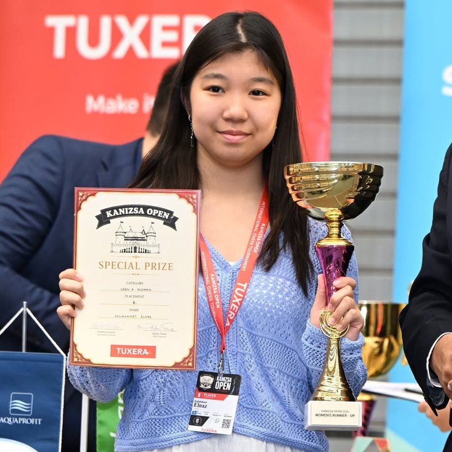Chess news — Kazakhstan's Elnaz Kaliakhmet Scores First IM Norm at 15