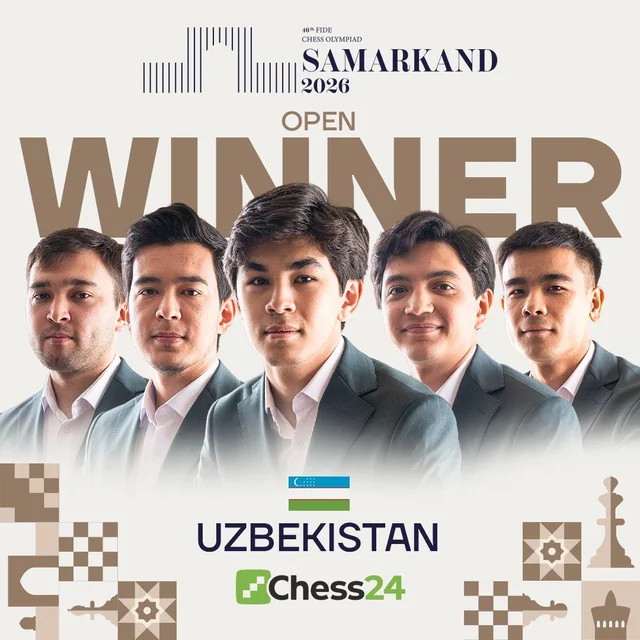 Chess news — Gold on Home Soil: Uzbekistan Wins the 2026 Olympiad