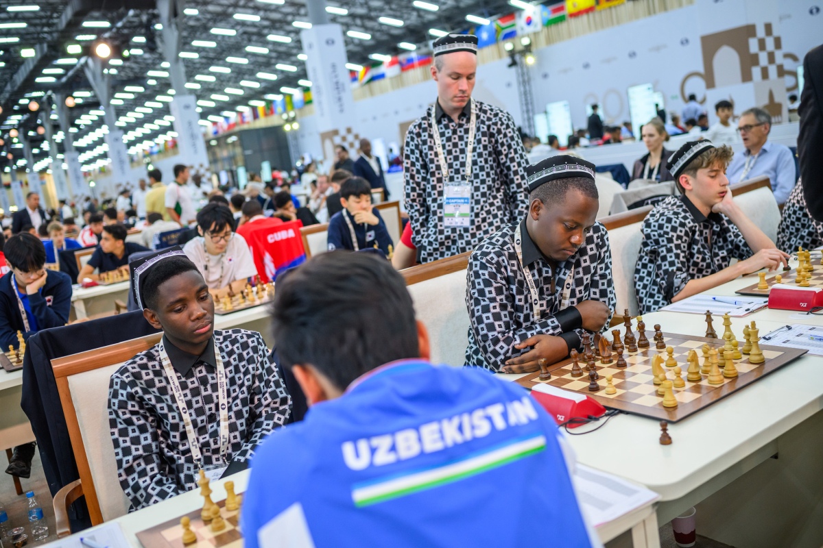 Chess news — Round 7 Recap: Uzbekistan extend their lead as India stay in the hunt