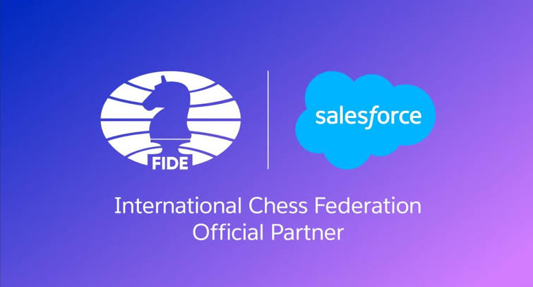 Chess news — Salesforce Partners with FIDE as Title Sponsor and Technological Partner
