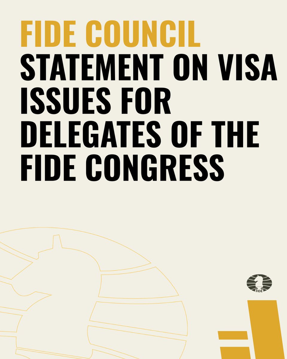 Chess news — FIDE Responds to Visa Issues, but Questions Grow Over Its Handling of the 2026 Olympiad